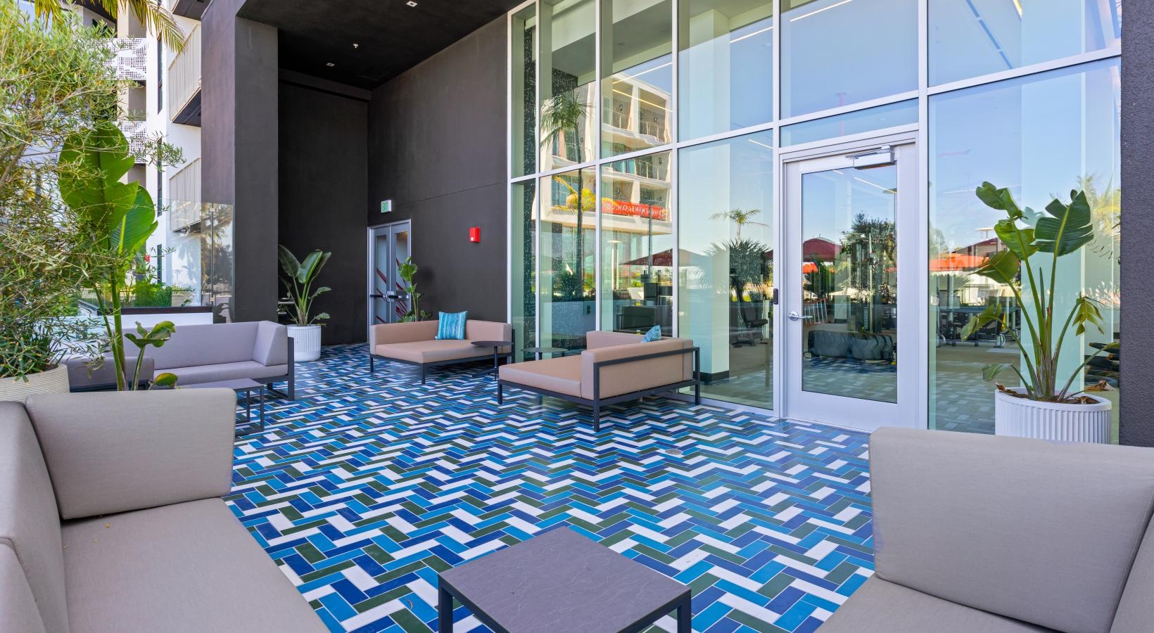 Enjoy our resident-only features an outdoor area with a table with chairs