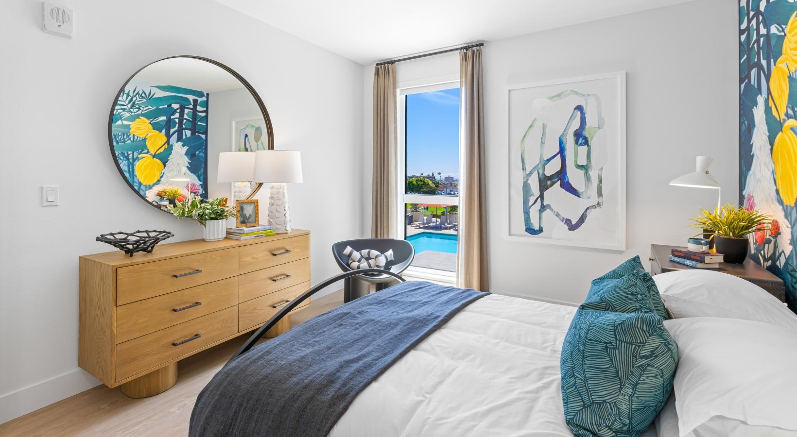 Bedroom options to fit every lifestyle a bedroom with a large mirror