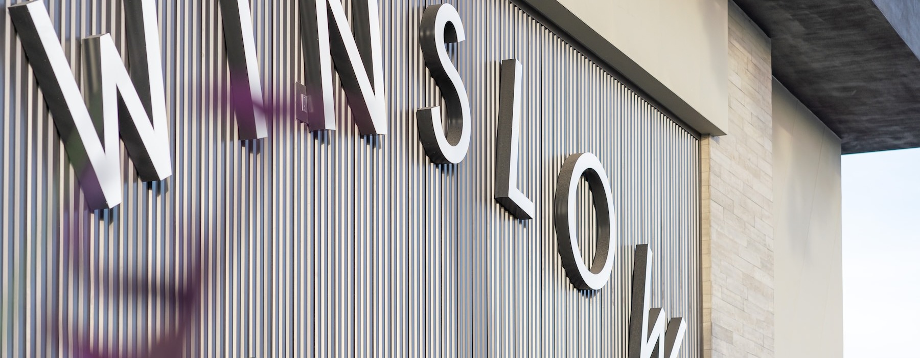 a sign on a building
